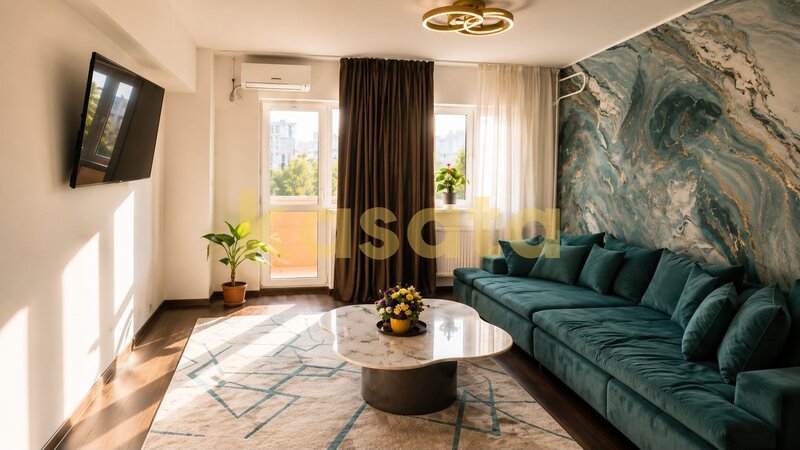 Metrou Obor, apartament 2 camere 56 mp, 1982, complet mobilat, 2 balcoane